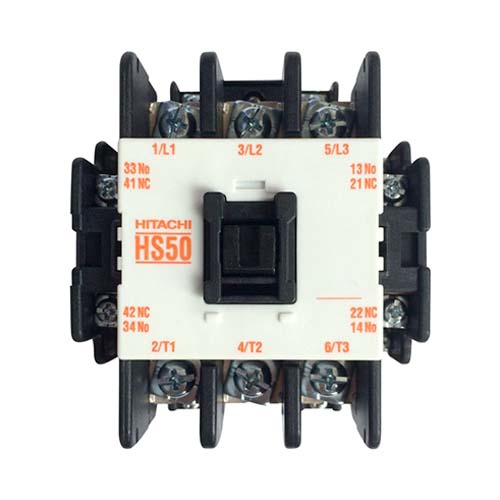 Hitachi HS50 22 kW (70A AC-1) 3-Pole Magnetic Contactor
