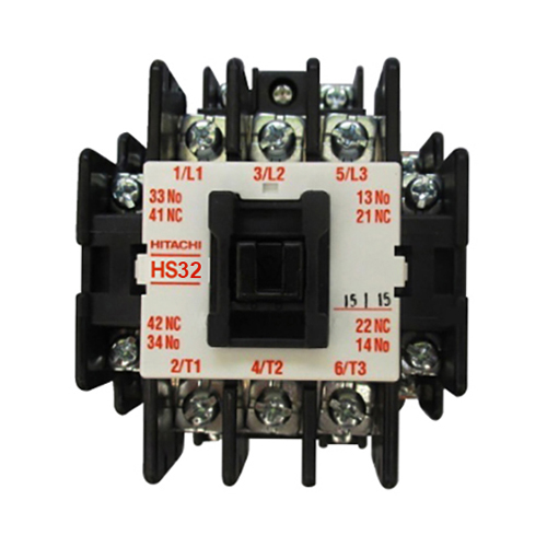 Hitachi HS32 (2a2b) 15 kW (45A AC-1) 3-Pole Magnetic Contactor