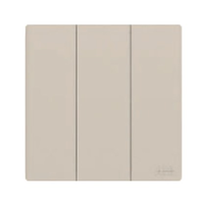 ABB Framia BC123-CH 3 Gang 1 Way Switch 16AX (Champagne Gold)