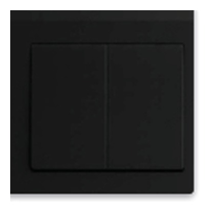 ABB Inora BL106-885 2 Gang 2 Way Switch, 10A (Starry Black)