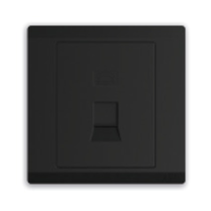 ABB Inora BL321-885 1 Gang Telephone Outlet (Starry Black)