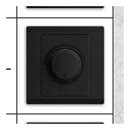 ABB Inora BL422-885 Fan Regulator (Starry Black)