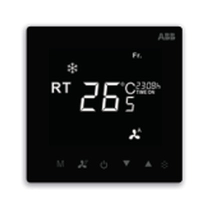 ABB Inora BR417-885 Thermostat, ON/OFF (2/3 wires) (Starry Black)