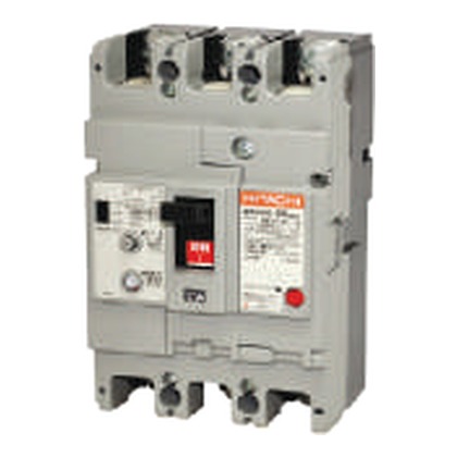 Hitachi EX-400B 250~400A 3-Pole 36 kA 30mA Earth Leakage Circuit Breaker (ELCB)