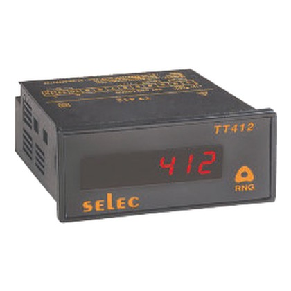 Selec TT412 36x72mm 6-Digit LED Digital Time Totalizer / Run Hour Meter